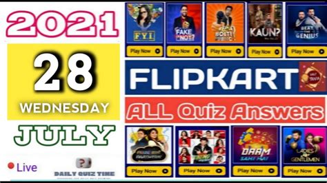 flipkart video today answer|flipkart quiz answers today.